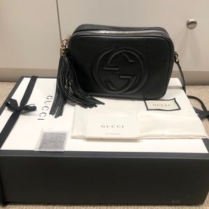 Gucci Soho Disco crossbody bag BLACK